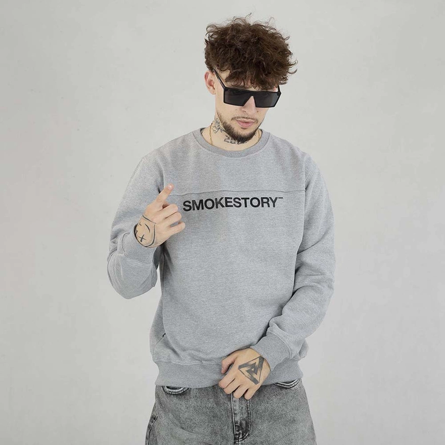 Bluza Crewneck SSG Line Smokestory szara