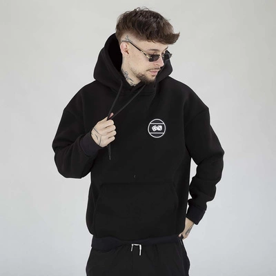 Bluza Lucky Dice Hoodie Circle Dice czarna