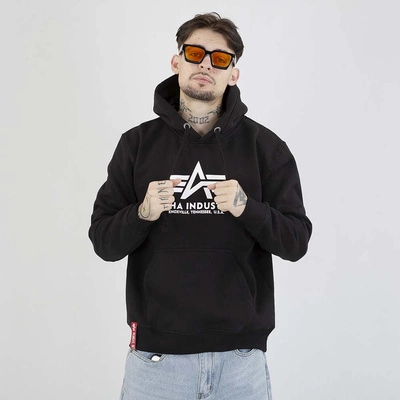 Bluza Alpha Industries Hoodie Basic 178312 czarna