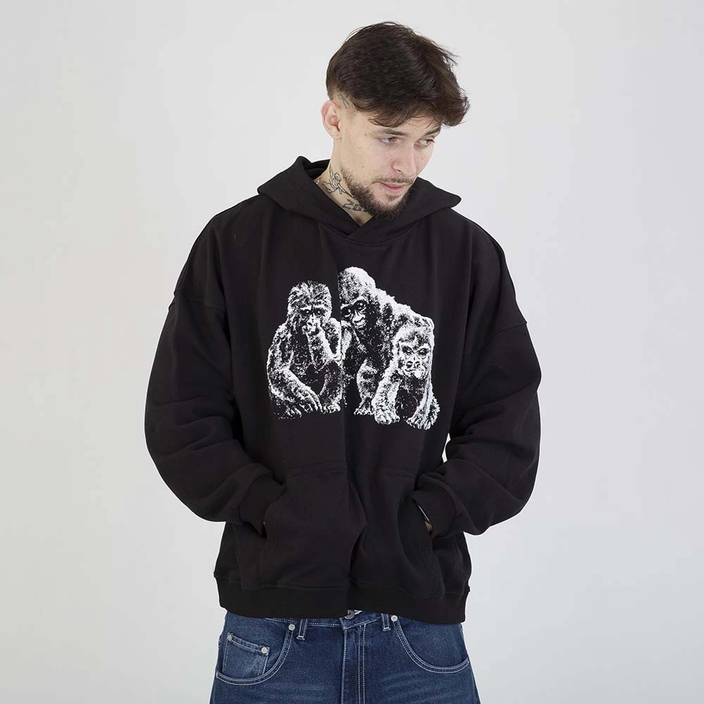 Bluza Stoprocent Hoodie Baby Gorilla czarna