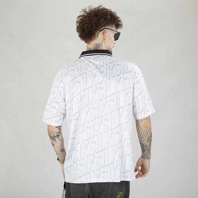 Koszulka Polo SikSilk Football Jersey SS-22536 biała