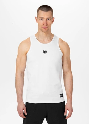 Tank top Pit Bull Rib Small Logo biały