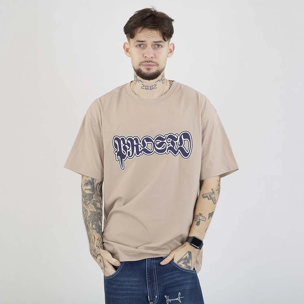 Koszulka Prosto Graffiti beżowe