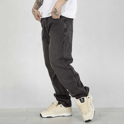 Spodnie Mass Regular Fit Base black washed