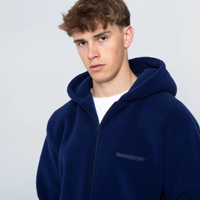 Smoke Story Polar Rozpinany Granatowy