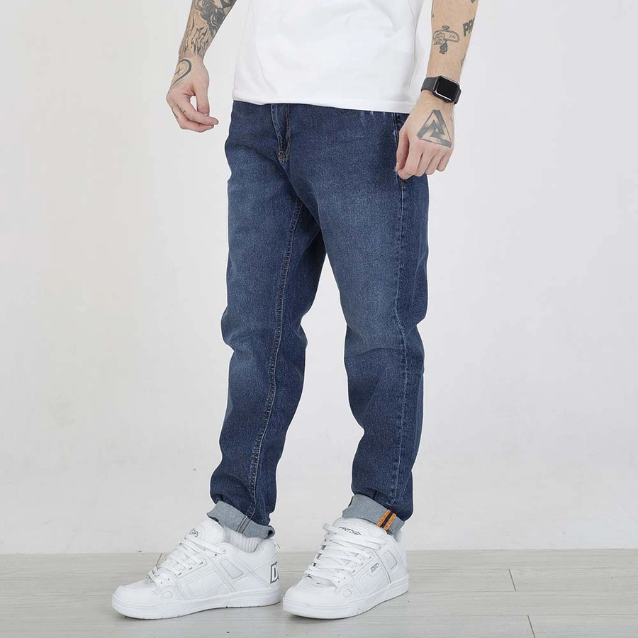 Spodnie I8 Denim BOY53 ciemne niebieskie