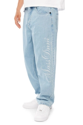Spodnie Mass Jeans Baggy Fit Authentic jasne niebieskie