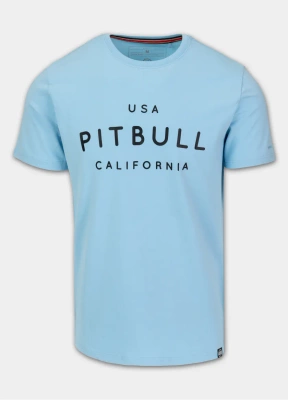 Koszulka Pit Bull Slim Fit USA Cal błękitna