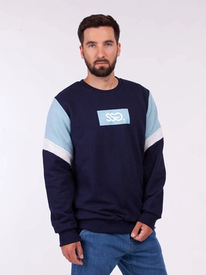 Smoke Story ARM CUT Bluza bez kaptura Granatowy