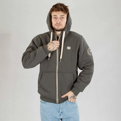 Bluza Pit Bull Hoodie Zip Sherpa Ruffin II oliwkowa