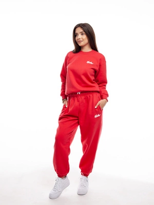 Bluza Nice View Brand Cewneck Small czerwona