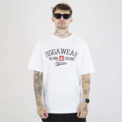 Koszulka Jigga Wear Oversize Trademark biała