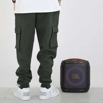 Spodnie dresowe Pit Bull cargo Cypress Sport szaobrązowe