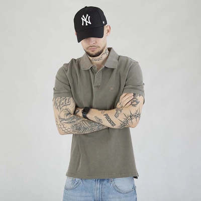 Koszulka Polo Pit Bull Pique Small Logo brązowa