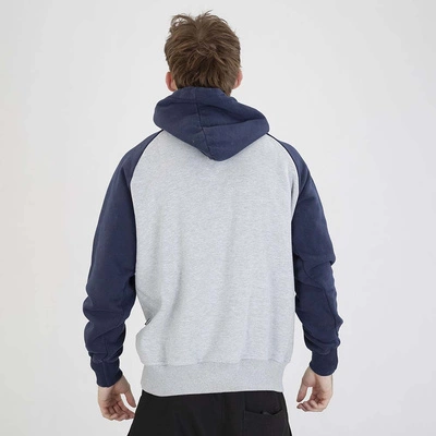 Bluza Diil Hoodie Reglan szara granatowa