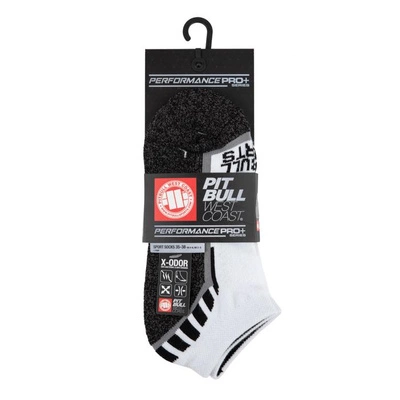 Skiety Pit Bull X-ODOR LowAnkle 1 Pair white/black