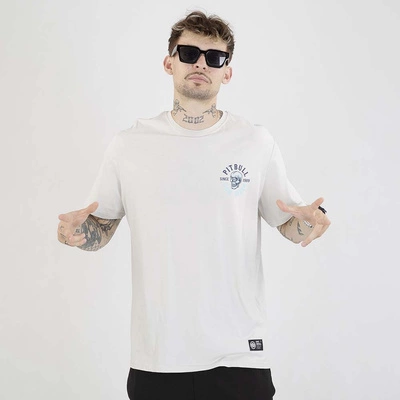 Koszulka Pit Bull Skull Surf biała