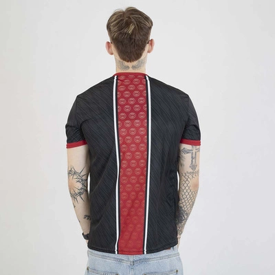 Koszulka Dudek P56 Palę Sobie Grass Football czarna czerwona 