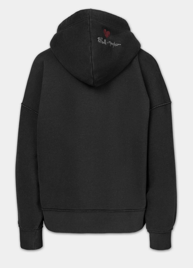 Bluza Pit Bull Hoodie Thick & Thin sprana grafitowa