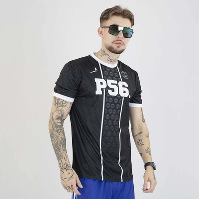 Koszulka Dudek P56 Palę Sobie Grass Football czarna biała