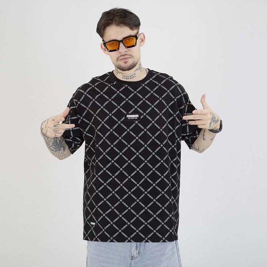 Koszulka Mass Monogram czarna