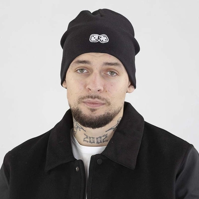 Czapka Zimowa Lucky Dice Winter czarno biała