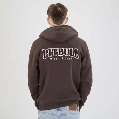 Bluza Pit Bull Z Kapturem ZIP Ruffin Detroit brązowa