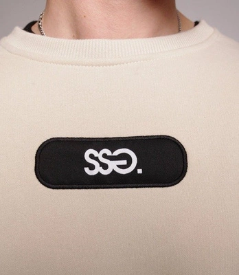 Smoke Story SMALL SSG Bluza bez kaptura Beżowy