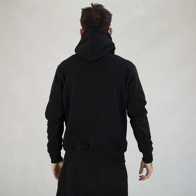 Bluza Środowisko Miejskie Z Kapturem Forever Young czarno niebieska