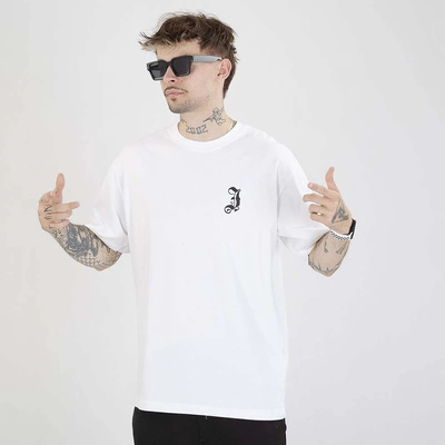 Koszulka Jigga Wear Oversize Gothic biała