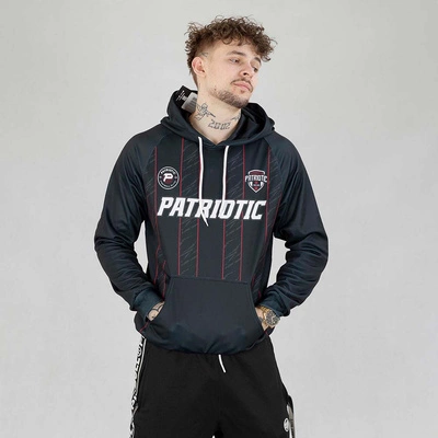 Bluza Patriotic Hoodie La Football czarno szara