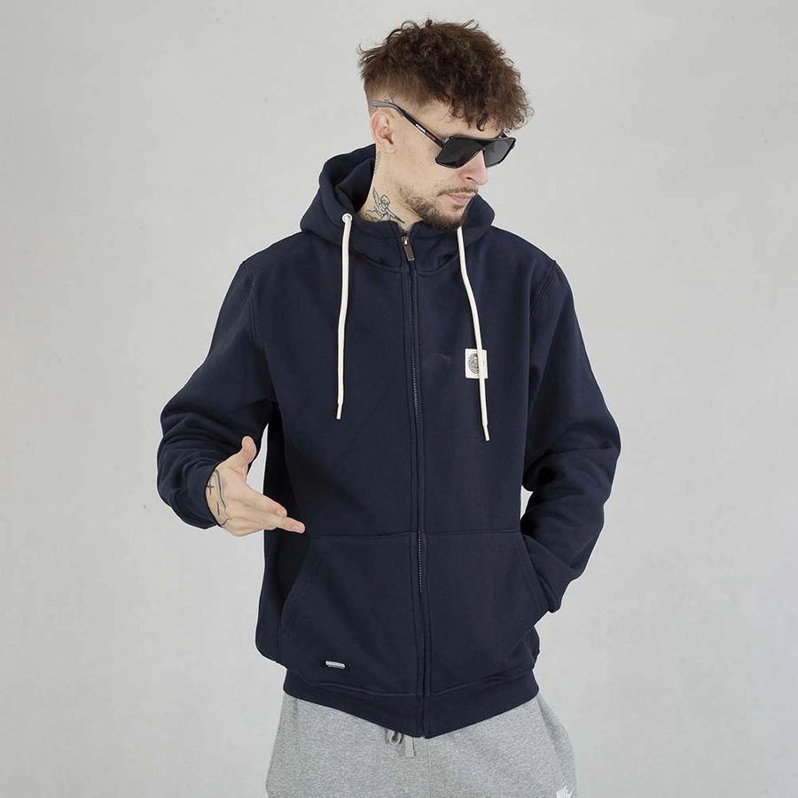 Bluza Mass Hoodie ZIP Patch granatowa