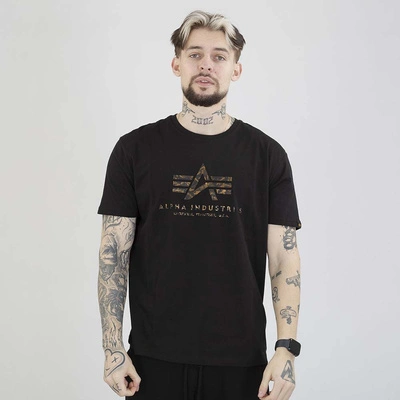 Koszulka Alpha Industries Basic Effect Print 100501Ep czarna