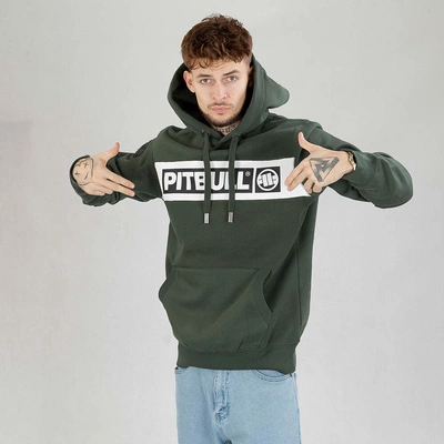 Bluza Pit Bull Hoodie Sherwood ciemno zielona