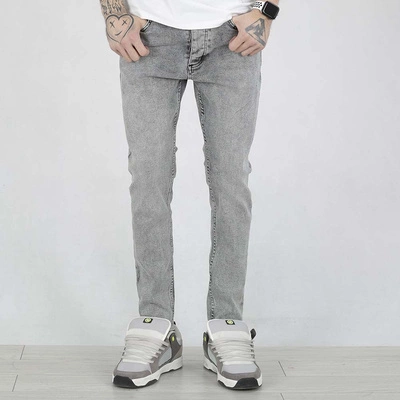 Spodnie I8 Denim SKIN06 Skinny jasne szare