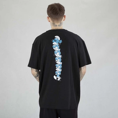 Koszulka Smerfy Baggy Pickaback czarna