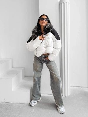 Kurtka damska Olavoga Pully beżowa