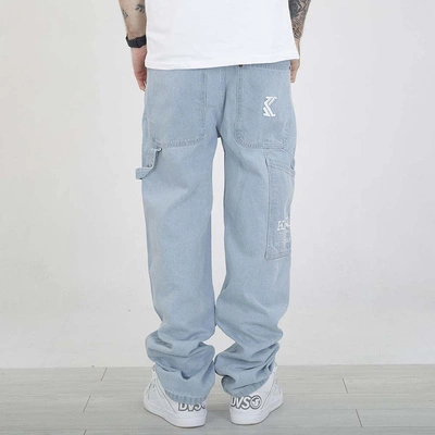 Spodnie Baggy Karl Kani Workwear Denim 6000501 bleached blue