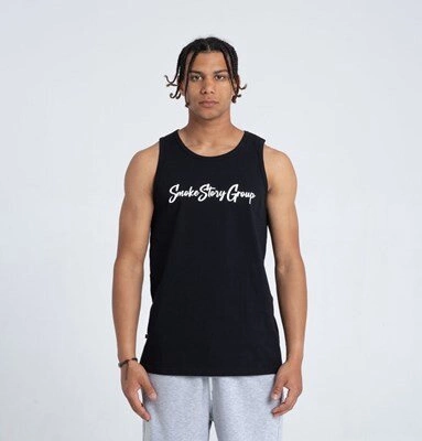 Smoke Story WRITTEN Tank Top Czarny