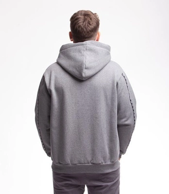Smoke Story LOGO TAPE Bluza Rozpinana Szary