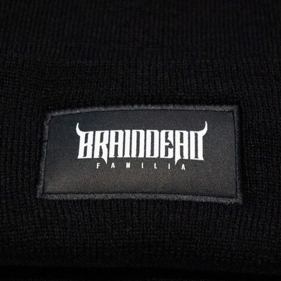 Czapka Zimowa Brain Dead Familia Horns czarna