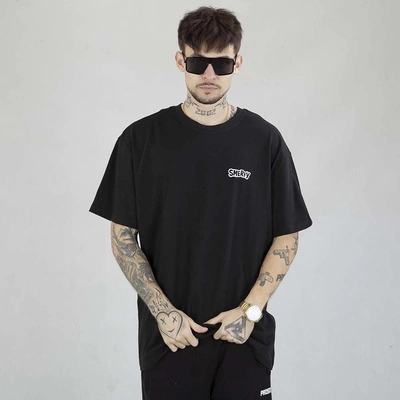 Koszulka Smerfy Baggy Cartoon czarna