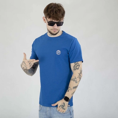 Koszulka Pit Bull Slim Fit San Diego CA Small Logo niebieska