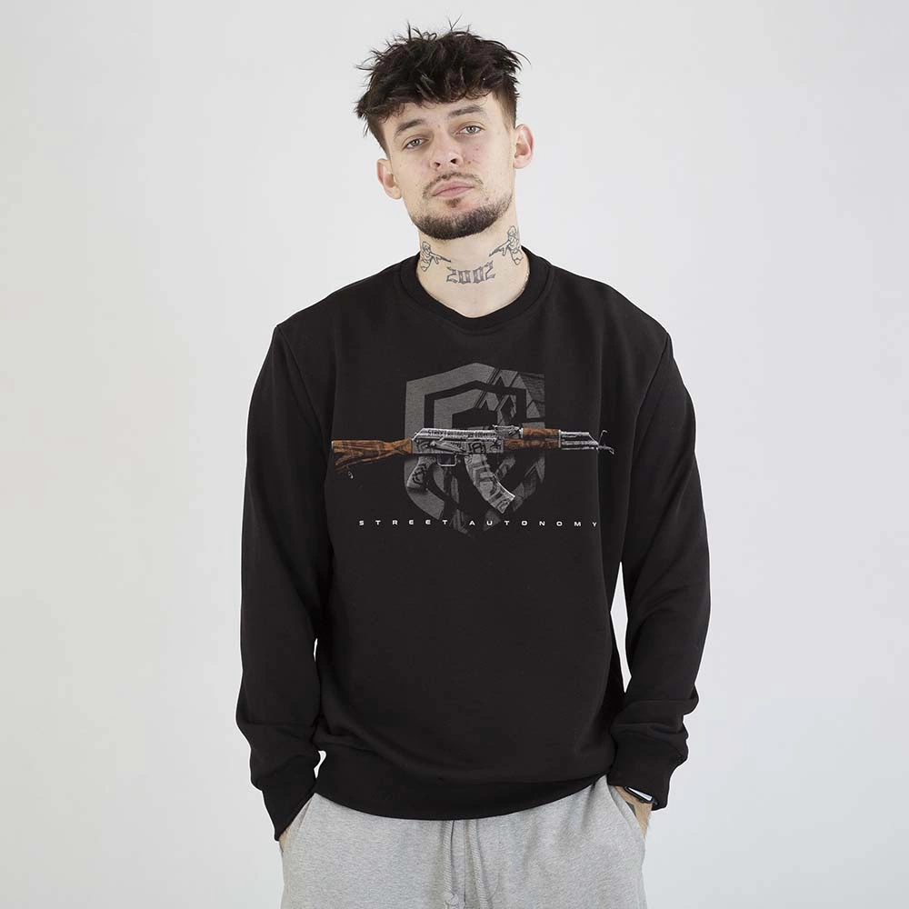 Bluza Street Autonomy Crewneck AK czarna