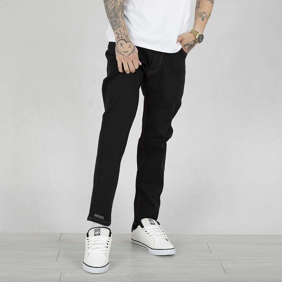 Spodnie Tapered Prosto Gotik black jeans