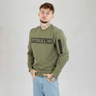 Bluza Pit Bull Crewneck Beyer oliwkowa