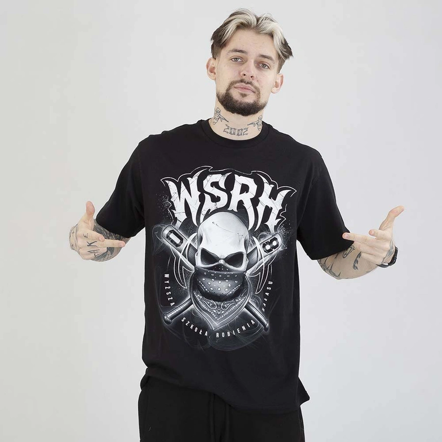 Koszulka WSRH Skull czarna