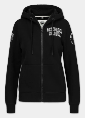 Bluza Pit Bull Hoodie Zip Fiora czarna