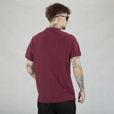 Koszulka Polo Niemaloga Clean bordowa