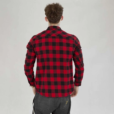 Koszula Pit Bull Mitchell Classic czerwono czarna